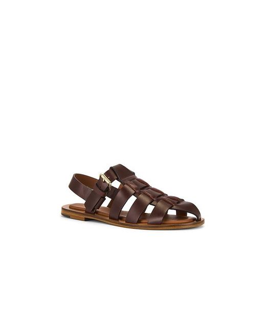 Mansur Gavriel Brown Fisherman Sandal