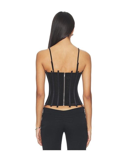 Miaou Black Lila Corset