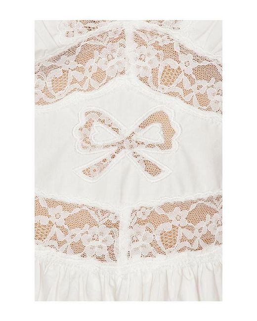 LoveShackFancy White Zima Dress