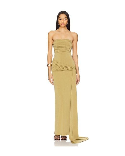 Lovers + Friends Metallic Adley Gown