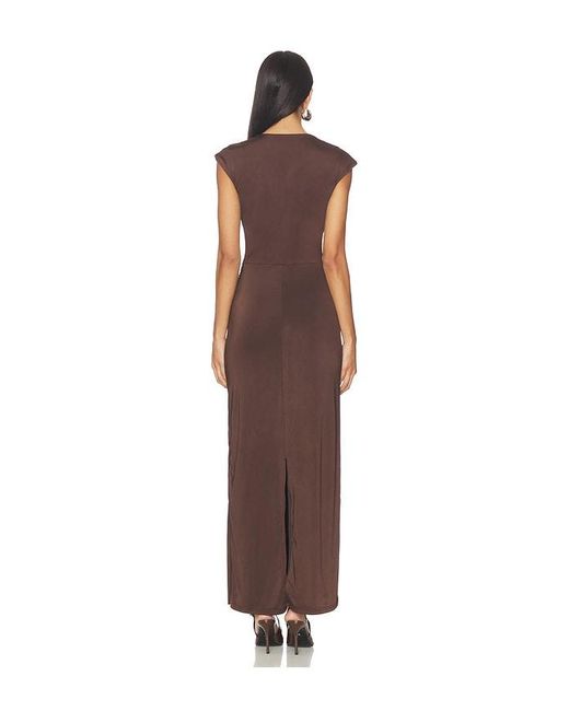 superdown Brown Cataleya Maxi Dress