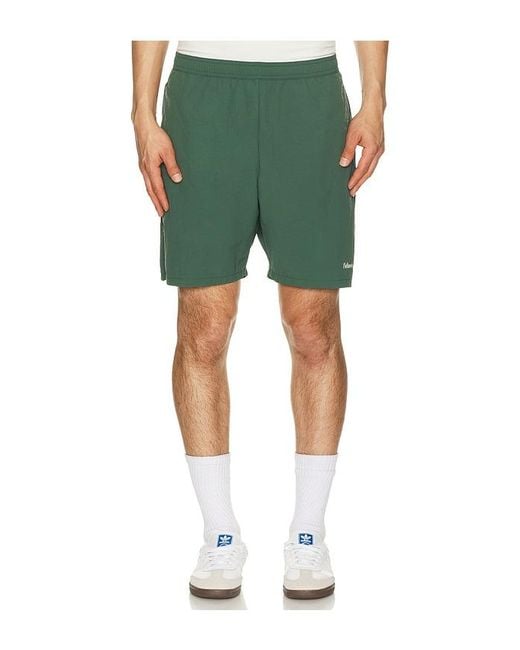 Palmes Green Stitch Tennis Shorts for men