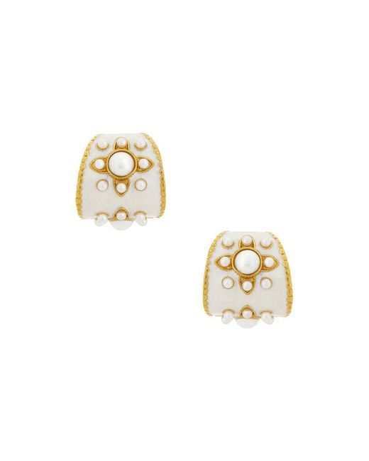 petit moments Metallic Daisy Earrings