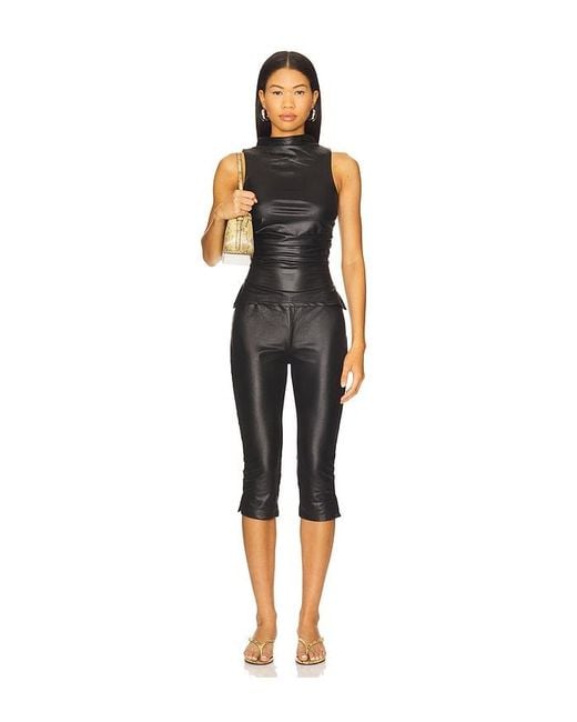 superdown Black Jolene Capri Set
