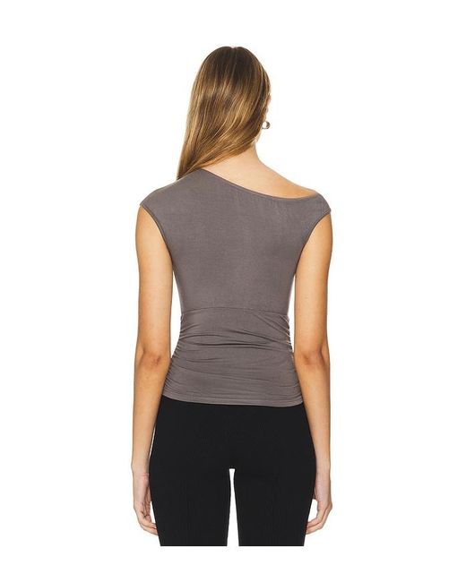 ALL THE WAYS Black Valerie Top