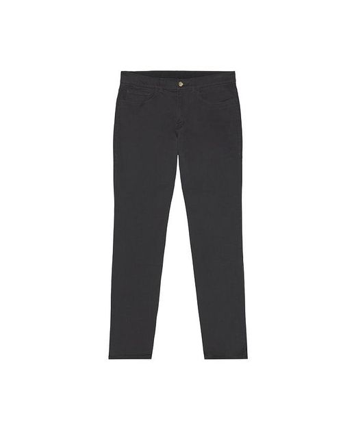 Fair Harbor Black Horizon 5-Pocket Pant for men