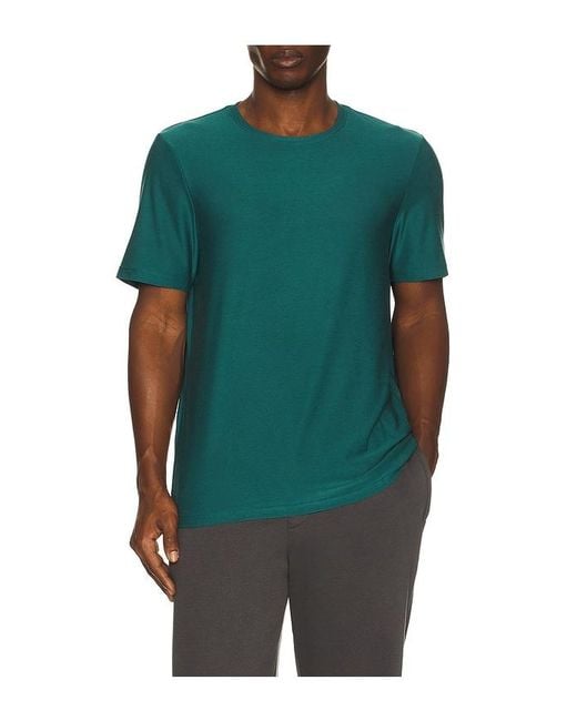 Beyond Yoga Green Always Beyond Crew Tee 2.0 for men