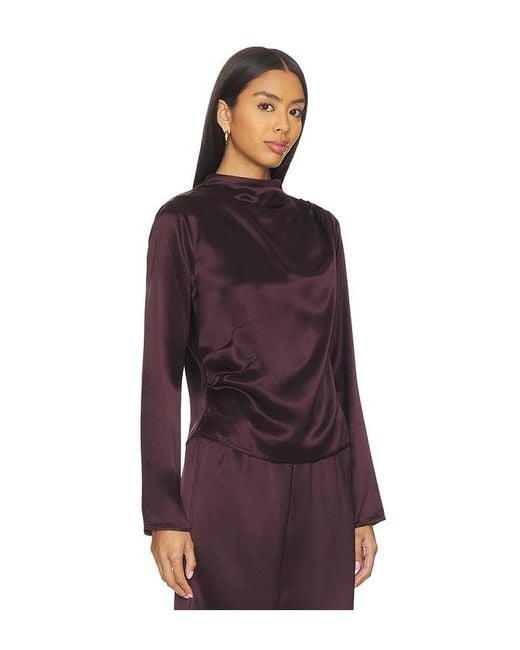 Line & Dot Purple X Revolve Petrea Long Sleeve Top