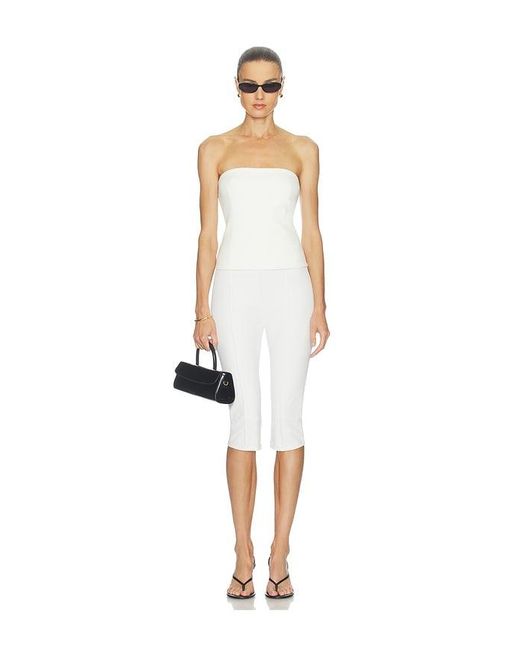 RUE SOPHIE White Demi Top
