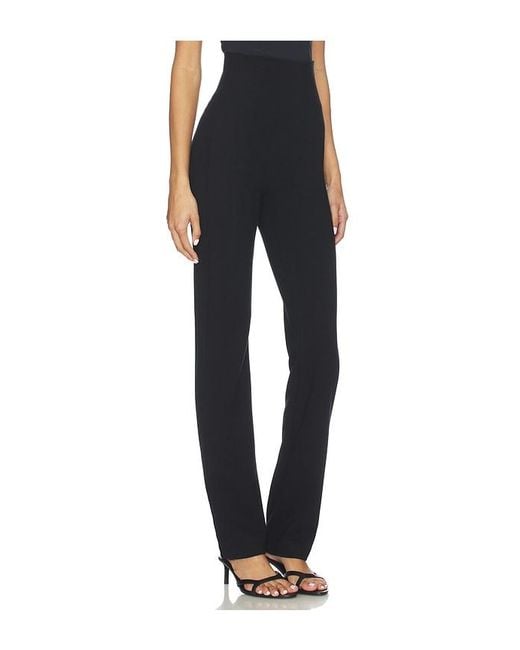 Leset Black Rio High Waist Straight Pant Ii