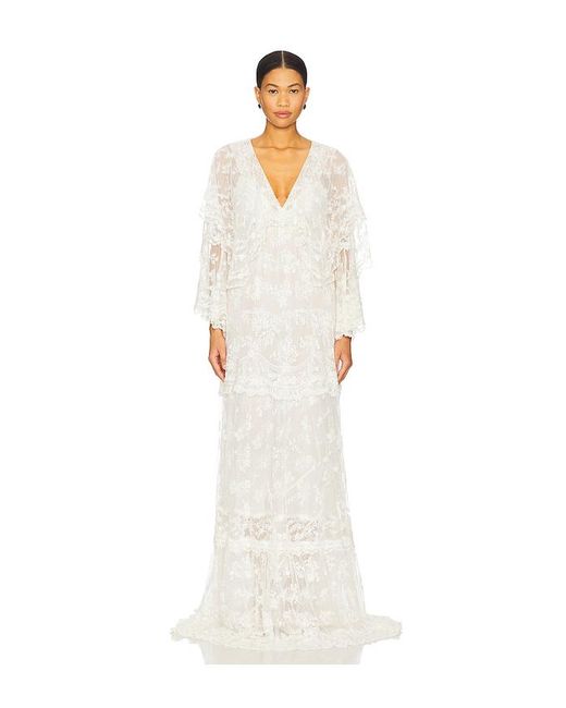 ROBE ROYLAN en White LoveShackFancy