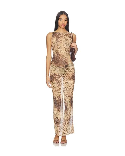 superdown Natural Ledger Maxi Dress