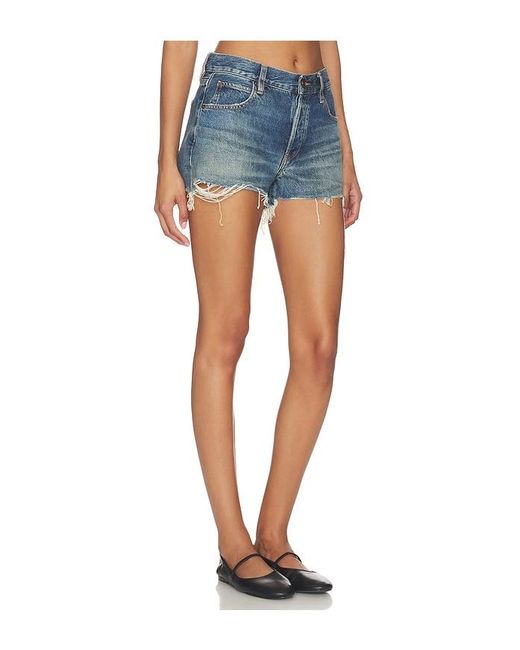 FRAME Blue The Hang Short