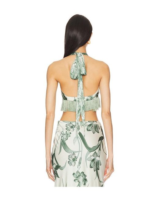 Rococo Sand White Fringe Top