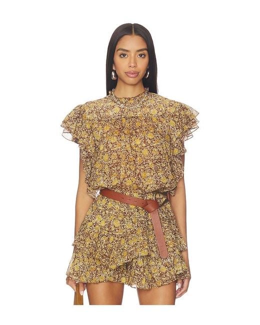 Isabel Marant Brown Daliyane Top