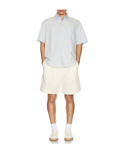 KAPPY DESIGN White Relaxed Cotton Shirt for men