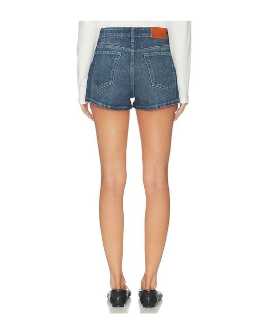 EB DENIM Blue Cierra High Rise Short