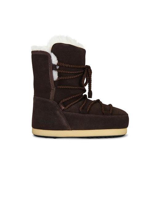 Moon Boot Black Evx Shearling Boot