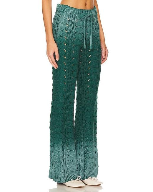 Lovers + Friends Green Jelissa Ombre Knit Pant