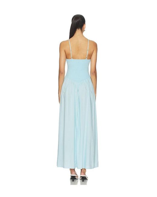 LSPACE Blue Misha Midi Dress