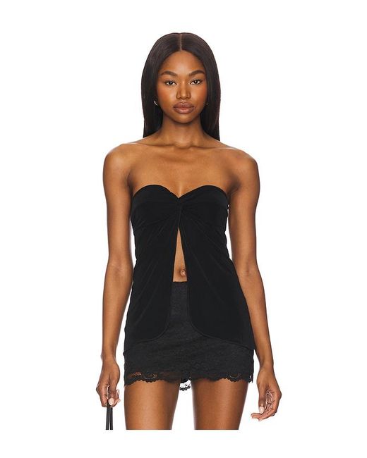 Free People Black Call Me Later Tunic