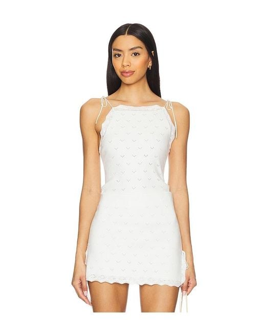 Amanda Uprichard White Hanalei Top