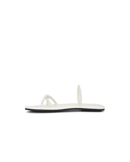 St. Agni White Woven Rope Slide