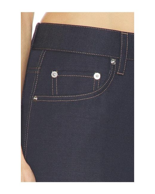 Helmut Lang Blue Relaxed Bootcut Pant