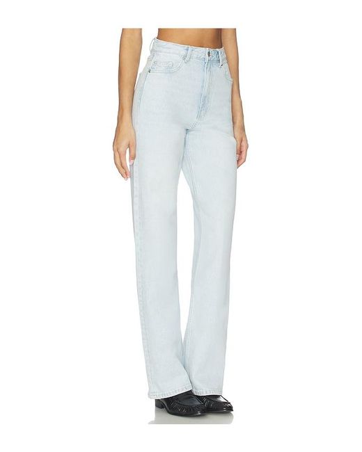 Dr. Denim White Echo Straight Leg