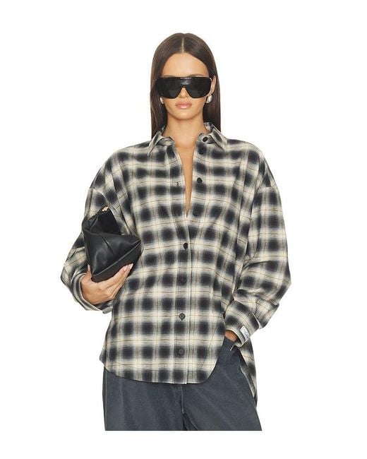 The Attico Multicolor Button Down Check Shirt