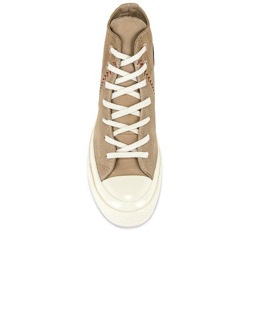Converse Chuck 70 Crafted Split Construction Sneaker in Natural | Lyst