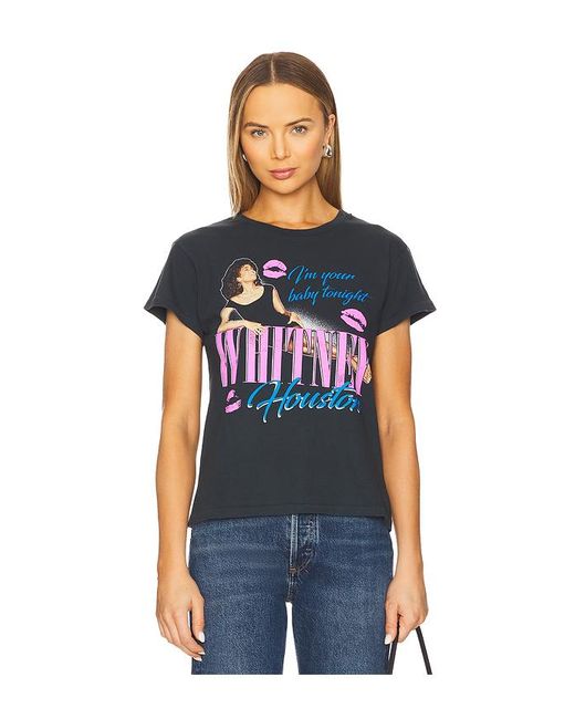 Daydreamer Blue Whitney Houston Your Baby Tonight Tour Tee