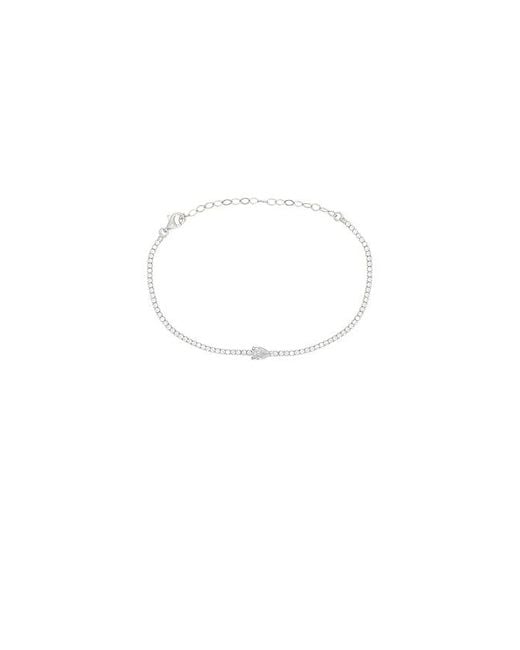 Mazin Jewels Black Pear Drop Tennis Bracelet