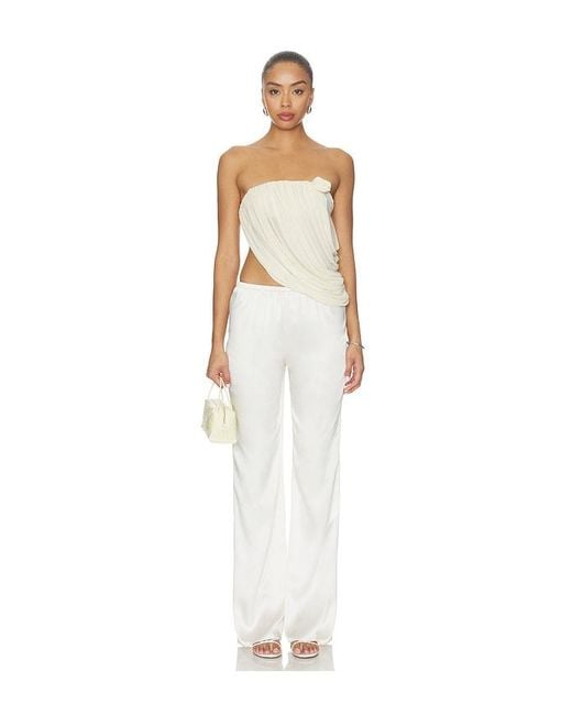 Maygel Coronel White Linea Top