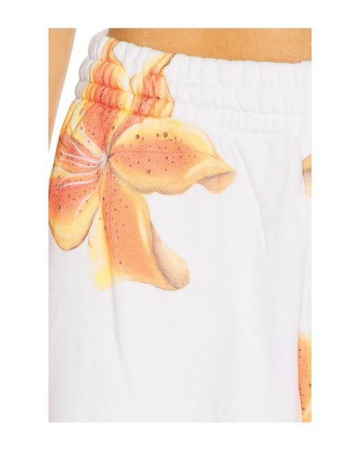 Juliet Johnstone White Straight Leg Sweatpant