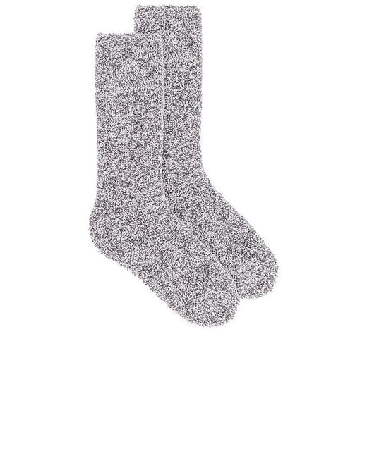 Barefoot Dreams Gray Cozychic Socks