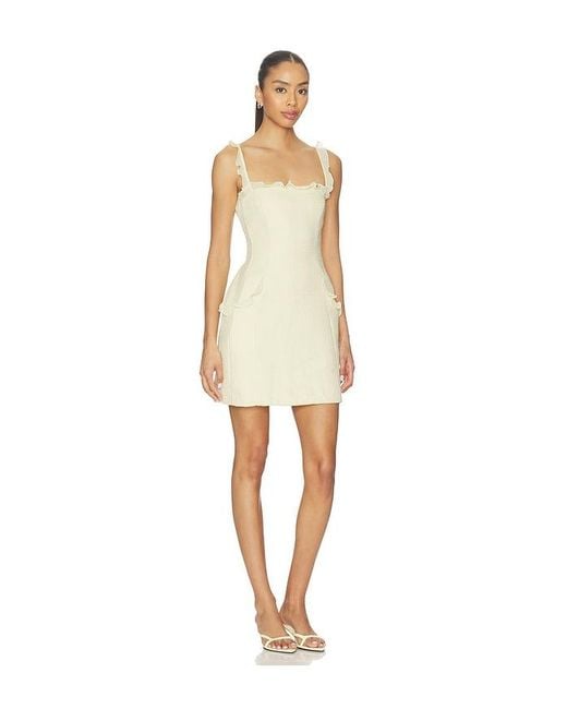 Amanda Uprichard Natural Andreina Dress