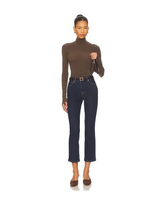GOOD AMERICAN Blue Good Legs Straight Jeans