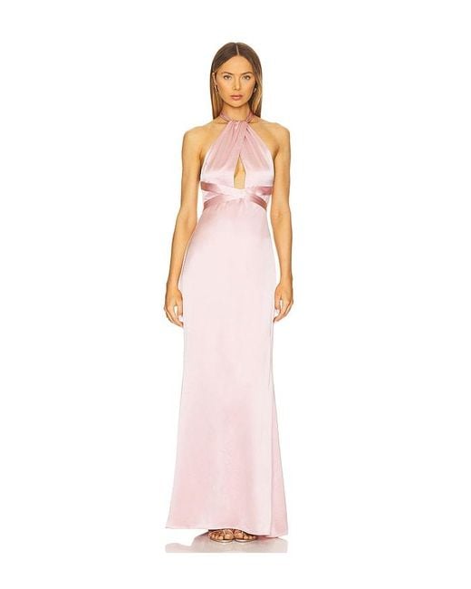 retroféte Pink Magnolia Dress