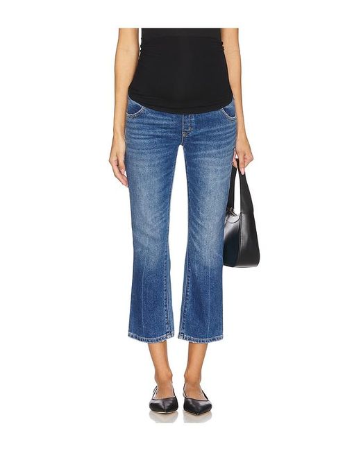 HATCH Blue The Over The Bump Straight Maternity Jeans