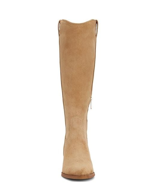 Sam Edelman Brown Wyatt Wide Calf Boot