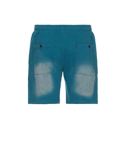 The Hundreds Blue Rugby Shorts for men
