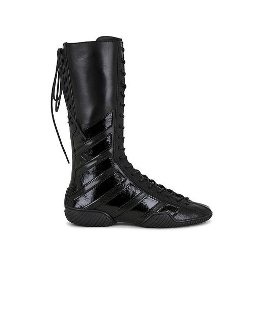 Miista Black Imogen Lace Brogue Boot