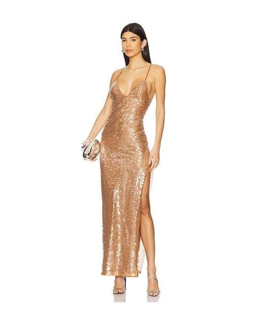 Michael Costello White X Revolve Coletta Gown