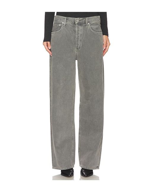 Agolde Low Slung Baggy ワイドレッグ Gray
