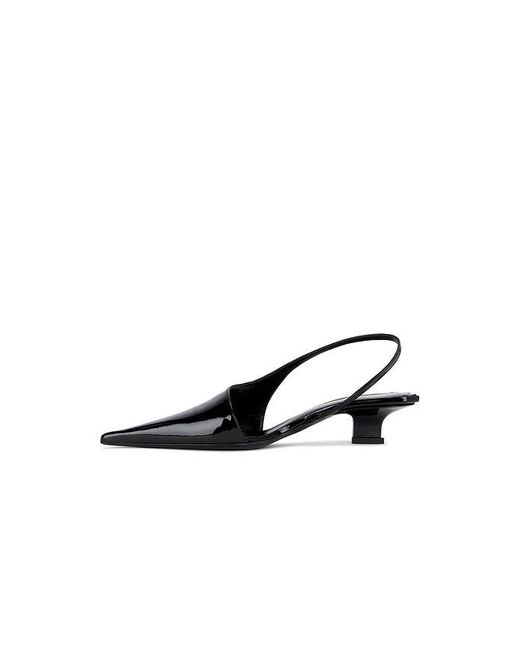 LUCASHEVA Black Aurora Slingback Pump