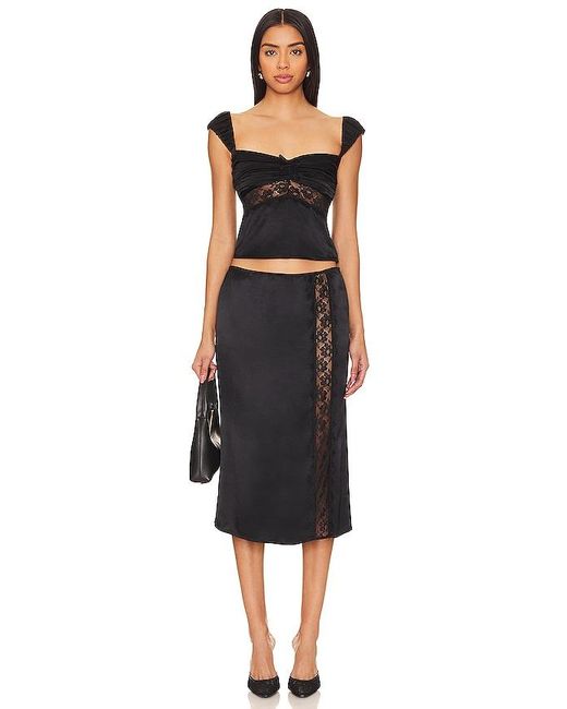 MAJORELLE Black Maura Top
