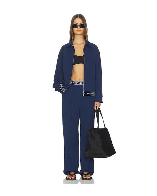 Casablanca Blue Sports Tailored Trouser