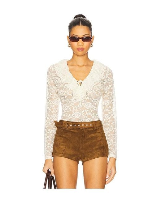 Steve Madden Natural Elvie Top