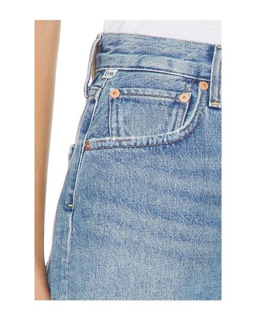 Citizens of Humanity Blue Marlow Vintage Short